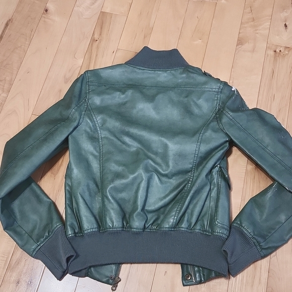 Faux-Leather Jacket - Picture 9 of 10